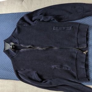 Banana Republic Zip Up Fleece Sweater
